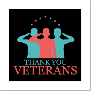 Thank You Veterans Posters and Art